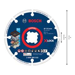 Disco De Corte Diamantado Expert Bosch X-Lock 115mm Bosch