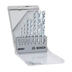Jogo Brocas Para Alvenaria Bosch Cyl-1 Ø3 A 10 Mm
