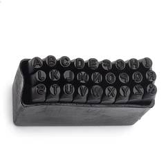 ALFABETO DE ACO P/GRAVACAO  6MM - EDA