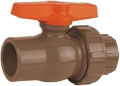 REGISTRO ESFERA SOLD MARROM C/UNIAO 25MM - VIQUA