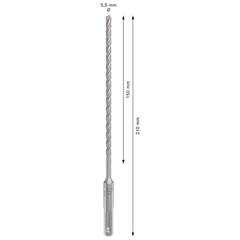 Broca Sds Plus-5x Para Concreto 5,5 X 150 Mm - Bosch