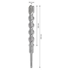 Broca Sds Plus-5x Para Concreto 25 X 200 Mm - Bosch
