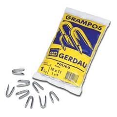 Grampo para Cerca Galvanizado 19x11-1x9 - GERDAU
