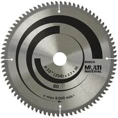 Disco Serra Circular Multimaterial Ø254x30mm 80d - Bosch
