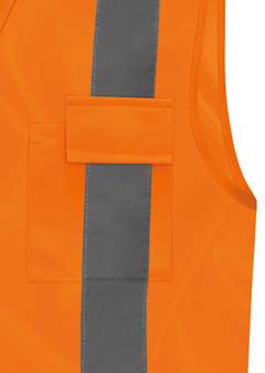 Colete Refletivo ”Xg” 1 Bolso Stf-Vacl91030 - Steelflex