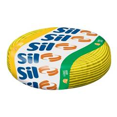 Cabo Elétrico Flexível 750v Amarelo 6 Mm - Sil (Rolo Com 100m)