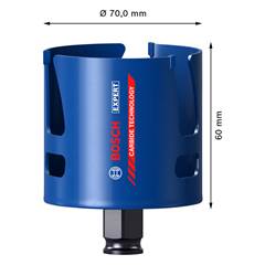 Serra Copo Bosch Expert Construction Material 70 Mm / 2.3/4”