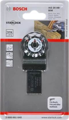 Lâmina De Serra De Imersão Bim Aiz 20 Ab Starlock 20x30mm - Bosch