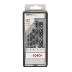Jogo De Brocas Para Madeira Bosch 3 Pontas 4-10mm 5 Peças