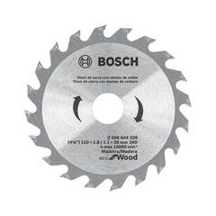 Disco Serra Circular Ecoline Ø110x20mm 20d - Bosch