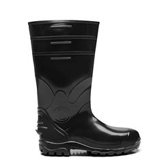 BOTA PVC CANO LONGO PRETA N°38 - BRACOL