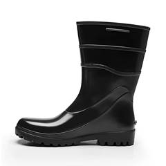 BOTA PVC CANO MEDIO PRETA N°45 - BRACOL
