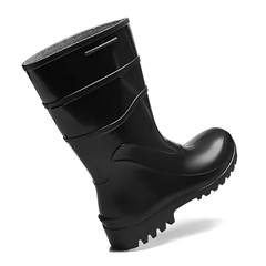 BOTA PVC CANO MEDIO PRETA N°45 - BRACOL