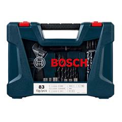 Kit De Pontas E Brocas Em Titânio Bosch V-Line 83 Peças