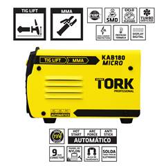 Inversor De Solda 2x1 Mma E Tig Lift 180a 220v (Ie-6180-220v) Kab 180 Micro
