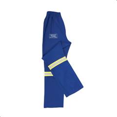 Calça Brim Eletricista Cinza/Azul tamanho GG - FORTLINE