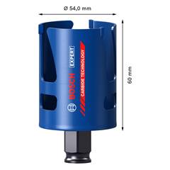 Serra Copo Bosch Expert Construction Material 54 Mm / 2.1/8”