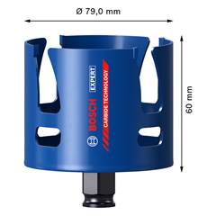 Serra Copo Bosch Expert Construction Material 79 Mm / 3.1/8”