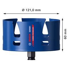 Serra Copo Bosch Expert Construction Material 121 Mm / 4.3/4”