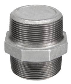 NIPLE DUPLO FERRO GALV. 1/2” - TUPY