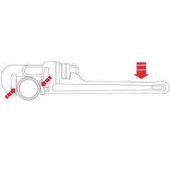 Chave Para Tubo 8” Tramontina Pro - 44021/008
