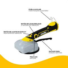 Máquina de Assentar Piso MAP120 Vonder 12V - VONDER