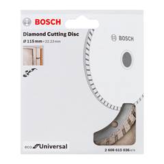Disco Diamantado Turbo Eco Universal 115x22,23x2,0x7mm - Bosch