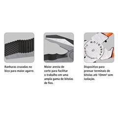 Alicate Universal Isolado 1.000 V 8” Tramontina Pro - 44000/128
