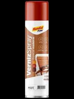 VERNIZ SPRAY P/MADEIRA MOGNO 400ML - MUNDIAL PRIME