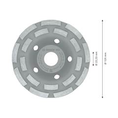 DISCO DIAM. 125MM REB PRAT 2608601762 - BOSCH