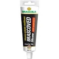 SILICONE ALTA TEMP PRETO 50G - BRASCOLA