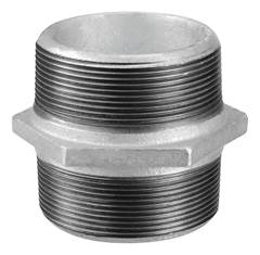 Niple Duplo de Ferro Galvanizado 1 - TUPY