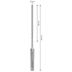 Broca Sds Plus-5x Para Concreto 4  X 100 Mm - Bosch
