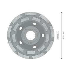 DISCO DIAM. 115MM REB PRAT 2608601761 - BOSCH