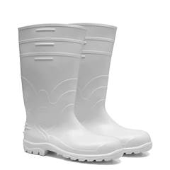 BOTA PVC CANO LONGO BRANCA Nº35 - BRACOL