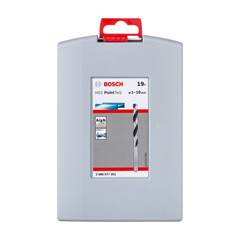 Jogo Broca Metal Bosch Hss-Pointteq Probox 1-10mm 19 Peças