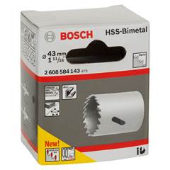 Serra Copo Bosch Bimetálica Hss Cobalto 43mm =1.11/16”