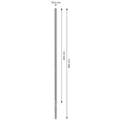 Broca Sds Plus-5x Para Concreto 10 X 400 Mm - Bosch