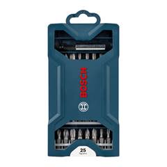 Kit De Pontas Para Parafusar Bosch Mini X-Line Com 25 Peças