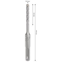 Broca Sds Plus-5x Para Concreto 5,5x 50 Mm - Bosch