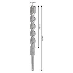 Broca Sds Plus-5x Para Concreto 24 X 200 Mm - Bosch