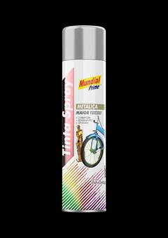 TINTA SPRAY METALICA PRATA - MUNDIAL PRIME