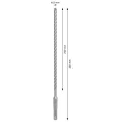 Broca Sds Plus-5x Para Concreto 6,5x 200 Mm - Bosch