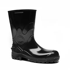 BOTA PVC CANO MEDIO PRETA N°39 - BRACOL
