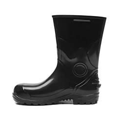 BOTA PVC CANO MEDIO PRETA N°39 - BRACOL
