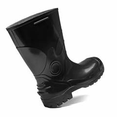 BOTA PVC CANO MEDIO PRETA N°39 - BRACOL