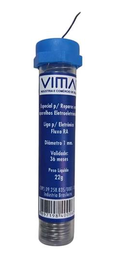 SOLDA ESTANHO 63/37 1,0MM 22G (TUBINHO) - VIMAF