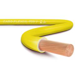 Cabo Elétrico Flexível 750v Amarelo 4 Mm - Sil (Rolo Com 100m)