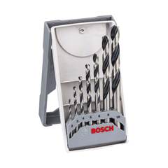 Jogo Broca Metal Bosch Hss-Pointteq Mini X-Line 2-10mm 7 Peças