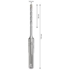 Broca Sds Plus-5x Para Concreto 4 X 50 Mm - Bosch